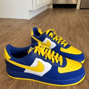 Nike Blue and Yellow Sneakers